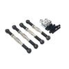 Malockos Metal Adjustable SteeR1ng Linkage Servo Link Pull Rod SteeR1ng Link Rod Setor for WPL C14 C24 B14 B24 1/16 RC Car Crawler Parts - (Color: green, CN) view 4