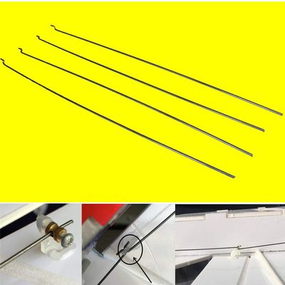 Malockos 4/10 / 20pcs 18cm 1.2mm Z-type Steel Wire Push Rod For SU27 KT Board RC Airplane - (Color: 4 pieces)