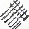 Krixis 10Pcs 1.5mm/2mm HG Carbon Fiber Reinforcing Plate Front/Rear Guide Roller Stay No LetteR1ng for Krixis Mini 4WD Car Model 95072 - (Color: 2013 front) view 2