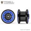 TREAL TRX4MT Beadlock Wheels High Trail 3.1 Wheel Rims(4P) Aluminum Upgrades for 1/18 TRX-4MT F-150 K10(Black-Blue) view 3