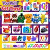 1000 PCS Party Favors for Kids, Bulk Fidget Toys,Goodie Bags Stuffers, Treasure Box Toy for Classroom Prizes, Birthday Gifts, Stocking Pinata Filler Stuffers view 2