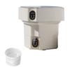 Mini Foldable Washing Machine 12X12X13in Portable Washer 17L Capacity Convenience And Efficiency For Camping, Travelling, Apartment & Tiny Spaces(Beige) view 1