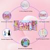 Yuzee Princess Magnetic Dress Up Games for Girls - Magnetic Paper Dolls for Girls Ages 4-7, 35 Piece Role Play Travel Toy Dress Up Set, with 3D Store Wardrobe Game Scene, Dress Up Games for Kids view 2