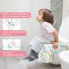 20 Pack Disposable Toilet Seat Covers - Extra Large, Waterproof - Toddler Potty Training, Portable Potty Covers for Kids & Adults, Kids Travel Essentials for Airplane, Trip (Rainbow) view 2