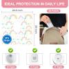 20 Pack Disposable Toilet Seat Covers - Extra Large, Waterproof - Toddler Potty Training, Portable Potty Covers for Kids & Adults, Kids Travel Essentials for Airplane, Trip (Rainbow) view 3