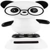 1Pc Solar Dancing Panda Bear Tiger - Shaking Dancing, Dancing Animal Figurine for Car Interior Home Desk Decorations Solar Power Kits,Car Dashboard Ornament, Car AccessoriesBlack and White view 1