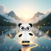 1Pc Solar Dancing Panda Bear Tiger - Shaking Dancing, Dancing Animal Figurine for Car Interior Home Desk Decorations Solar Power Kits,Car Dashboard Ornament, Car AccessoriesBlack and White view 4