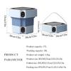 Mini Foldable Washing Machine 12X12X13in Portable Washer 17L Capacity Convenience And Efficiency For Camping, Travelling, Apartment & Tiny Spaces(Blue) view 2