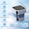 Mini Foldable Washing Machine 12X12X13in Portable Washer 17L Capacity Convenience And Efficiency For Camping, Travelling, Apartment & Tiny Spaces(Blue) view 3