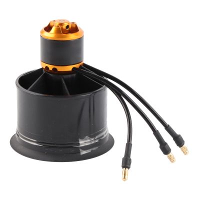QXMotor 50mm EDF 12 Blades Ducted Fan with QF26115000KV 34S Brushless Motor for RC Airplane (CCW)