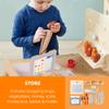 HABA 3 in 1 Wooden Kids Play Kitchen, Kids Grocery Store Playset & Toddler Tool Bench, Wooden Toys Convertible Pretend Play Set with 150+ Accessories - Ages 3+ view 4