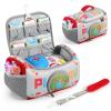 Carrying Case Compatible with Little Tikes Story Dream Machine Books Starter Set, Storage Carrier Bag for Storytime Audio Play Real for Littles Character Collection (Checkered) view 1