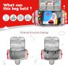 Carrying Case Compatible with Little Tikes Story Dream Machine Books Starter Set, Storage Carrier Bag for Storytime Audio Play Real for Littles Character Collection (Checkered) view 3