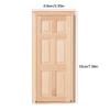 1:12 Doll House Miniature Wooden Door, Dolls Furniture Accessories, Doll Craft Door Frame Model Decoration for Doll House Decoration view 3