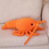 21" Lobster Plush Toy-Plush Pillow Stuffed Sea Animal Lobster PillowCushion - Soft Huggable Lobster, Adorable Lobster Plush Toy, Cute Ocean Life Gift for Kids and Adults (Orange Color) view 1