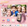 ZUODUN Kids Watches for Girls Toys Age 4-12, Smart Watch for Kids with Camera, 26 Puzzle Games, Alarm Clock, Pedometer, Audiobook, Learn Card, Toddler Watch Birthday Gift for 8 9 10 Year Old Girl view 3