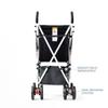 Coche XL Special Needs Stroller, Disability Stroller for Older Child, Larger Size Pushchair, Easy Folding System, Lightweight Aluminum Frame (Black) view 4