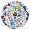 100PCS Nautical Stickers Sailing Boat Sticker for Water Bottles Laptop Luggage Journaling Scrapbook, Glueewee Waterproof Vinyl Cartoon Navigator Stickers for Adults view 2