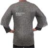 9mm 18 gauge flat riveted rings with washer chainmail shirt natural coated arming wear new (L) view 3