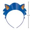 Sonic the Hedgehog Blue Paper Headbands - (4 Count) - Perfect for Parties, Birthdays & Dress Up Fun view 2
