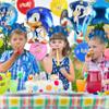 Sonic the Hedgehog Blue Paper Headbands - (4 Count) - Perfect for Parties, Birthdays & Dress Up Fun view 3