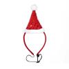 Adjustable Christmas Pet Headband Santa Hat For Photoshoots Wedding Birthday New Year Party Decor view 1