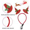Adjustable Christmas Pet Headband Santa Hat For Photoshoots Wedding Birthday New Year Party Decor view 2