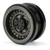 Pro-Line Racing Black Rhino Armory Gunmetal 2.9" Aluminum Dual Offset +5/+10 Wheels for Axial SCX6 PRO282600 view 2