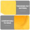 Alipis Witch Hat Felt Halloween Hat Large Wizard Cap Wide Brim Foldable Pointed Cap Witch Costume Accessory for Scarecrow Costume Halloween Cosplat Party Favor Supplies Yellow view 4