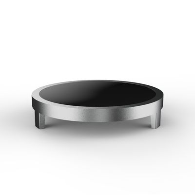 Plexity Labs UFO Tops Astral Axis Spinning Top Base - Low Friction Concave Glass and Aluminum Docking Station Bottom Side - 3 1/4 Inch