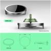 Plexity Labs UFO Tops Astral Axis Spinning Top Base - Low Friction Concave Glass and Aluminum Docking Station Bottom Side - 3 1/4 Inch view 4