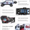 DZHSNWJ MN86 Blue RTR 1/12 Scale RC Remote Control Crawler 4WD with Led Light New in Stock view 2