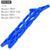 RcarmubWow RC Upper Chassis Upgrades Part for 1/10 Rustler 2WD/VXL,Bandit 2WD/VXL,Alloy Aluminium Upper Chassis Hops Up,Navy Blue view 2