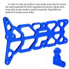 RcarmubWow RC Upper Chassis Upgrades Part for 1/10 Rustler 2WD/VXL,Bandit 2WD/VXL,Alloy Aluminium Upper Chassis Hops Up,Navy Blue view 3