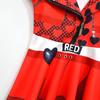 WYYXYB Girls Red Costume Birthday Party Dress Halloween 4 Descendants Cosplay Outfits(7-8 Years,Red) view 4