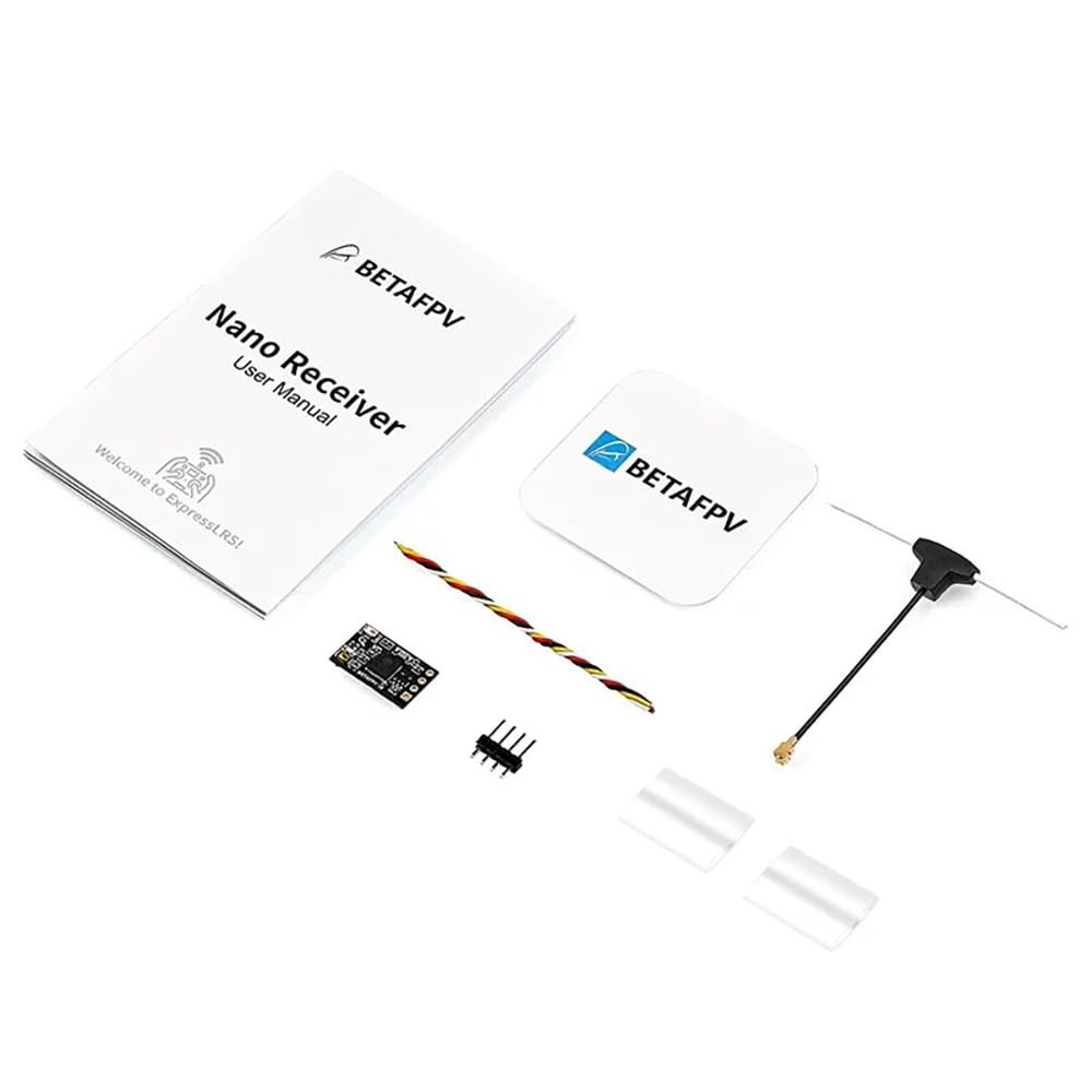 BETA FPV ExpressLRS ELRS Nano 2.4GH z 915MHz Receiver UFL Interface for Remote Control FPV Drones Parts (Nano RX 2.4G 1PC)