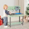 Wooden Kids Play Kitchen, Outdoor Mud Kitchen Playset with Water Play Set and Cooking Toys, Gift for 3+ Years Kid view 2