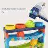 BEAHING Educational Ball Drop Toy for Kids, Tower Run with Swirling Ramps & 4 Balls view 4