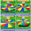 ZMQJEQANBG Play Parachute Kids Outdoor Activities, School Sports Day Kits, Outdoor Teamwork Parachute Game(4m/13.1ft) view 3