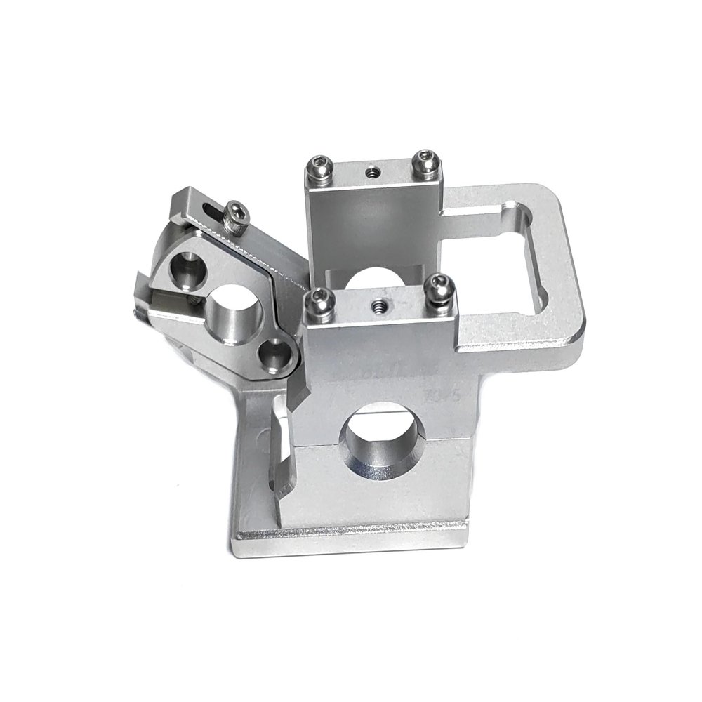 KEBEILEE CNC Alu7075 Motor Mount for Losi 8IGHT-X Super Lasernut 1/6 TLR241067 TLR241071 (Silver)