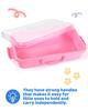 2 Pcs Sand Tray Sensory Bin with Lid and Handle, Portable Sensory Sandbox Container for Kids, Plastic Activity Tray for Toddlers (Green) view 2