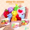 VISCOO 120 Pack Squishy Toys, Mochi Squishy Bulk Squishys Party Favors for Kids, Squishies for Kids,Fidget Stress Toys, Treasure Box Toys for Classroom Prizes, Birthday Xmas Gifts Goodie Bags Fillers view 3