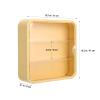 Alipis Display Case Wall Mount Small Display Cabinet Figure Display Shelf Adhesive Figure Collection Case Display Rack view 2