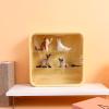 Alipis Display Case Wall Mount Small Display Cabinet Figure Display Shelf Adhesive Figure Collection Case Display Rack view 4