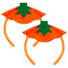 2 Pieces Halloween Pumpkin Headbands,Halloween Headbands for Women view 1