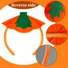 2 Pieces Halloween Pumpkin Headbands,Halloween Headbands for Women view 3