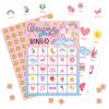HMJKL Unicorn Bingo Game, Magical Unicorn Bingo Cards Set, Rainbow Birthday Party Bingo Supplies for Adults, Family Friends Activities Favors Decorations for 24 Player, 01 view 1