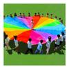 ZMQJEQANBG Play Parachute Kids Coordination Game, Nursery Coordination Play Parachute Games, Resistant Play Parachute for 3-6 Years Old(7m/22.9ft) view 1
