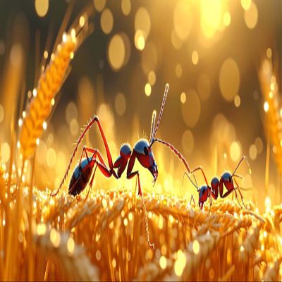 Ant Wheat Field Paint by Numbers Kit for Adults, Paint by Numbers Kit for Adults Beginner, DIY Acrylic Watercolor Oil Paint by Number, Canvas Painting Kits for Home Wall Decor 28x56 inch R-1130
