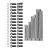 Bnineteenteam Metal Link Tie Rod Pull Rod Set, RC Pull Link Set with End Ball Upgrade Accessories for G63 6WD 1/10 RC Car view 2